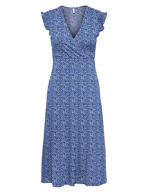 ONLY | Onlmay Life S/L Wrap Midi Dress Jrs | M