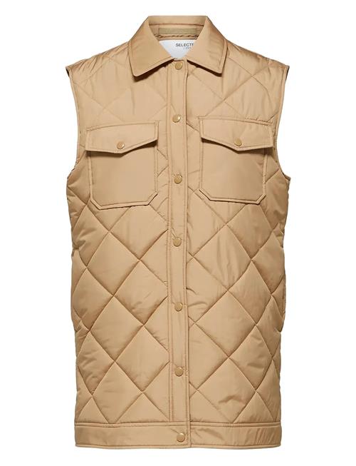 Selected | Slftinna Long Quilted Vest | 34