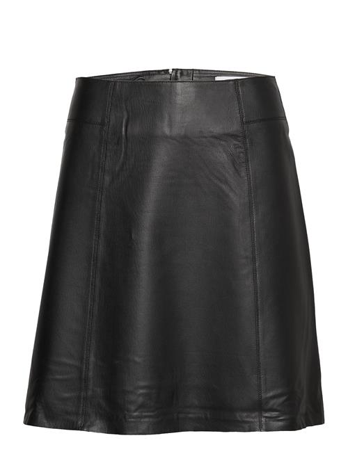 Selected | Slfnew Ibi Mw Leather Skirt B Noos | 38