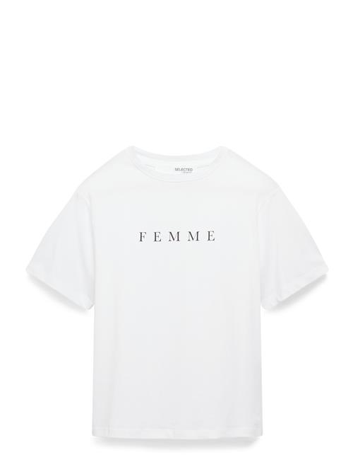 Selected | Slfvilja Ss Printed Tee W | XL