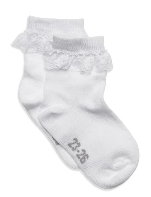 Minymo | Ankle Sock W. Lace | 35/38