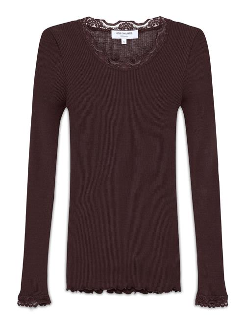 Rosemunde | Rwbabette Silk Ls Lace T-Shirt | S