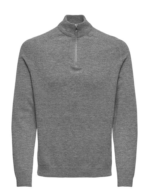 ONLY & SONS | Onsedward Reg 7 Wool Half Zip Knit Cs | M