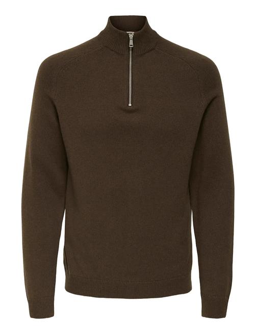 ONLY & SONS | Onsedward Reg 7 Wool Half Zip Knit Cs | M