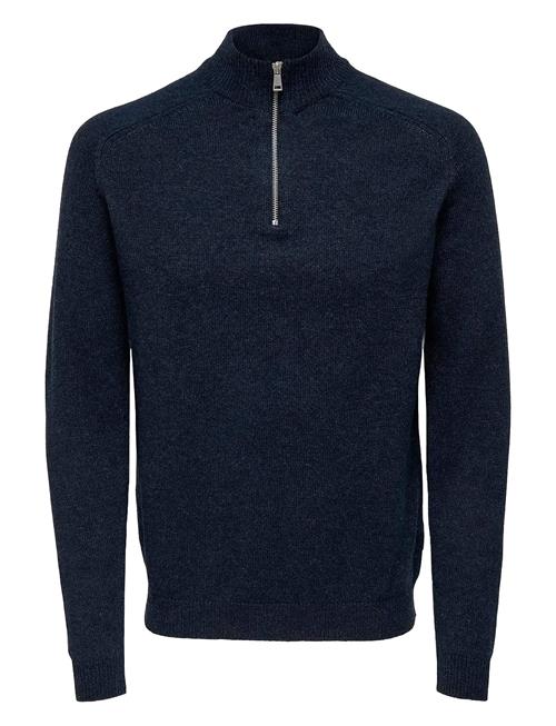 ONLY & SONS | Onsedward Reg 7 Wool Half Zip Knit Cs | S