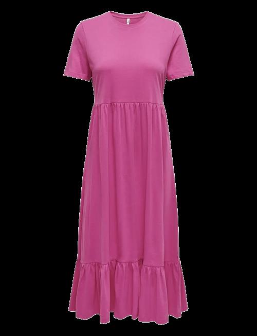 ONLY | Onlmay Life S/S Peplum Calf Dress Jrs | XS