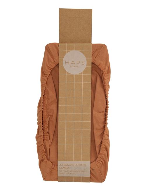 Haps Nordic | Square Cotton Cover 2-Pack Solid | 30X12CM