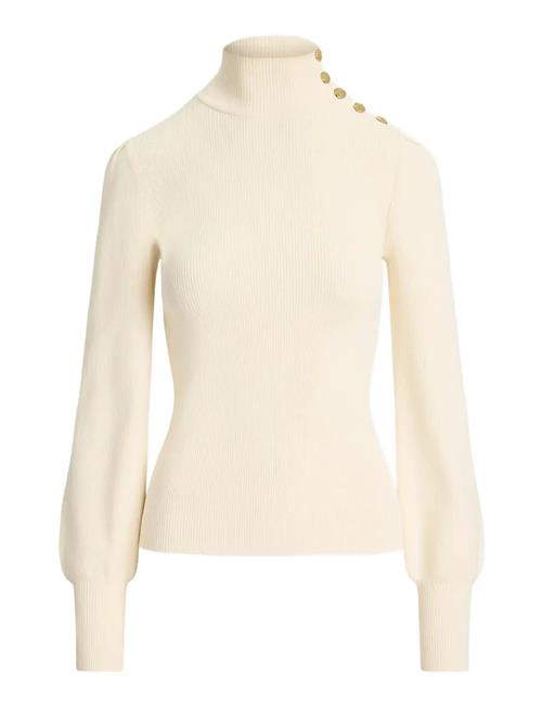 Lauren Ralph Lauren | Button-Trim Mockneck Sweater | L