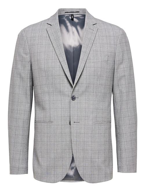 Selected | Slhslim-Liam Lt Grey Chk Blz Flex B | 44