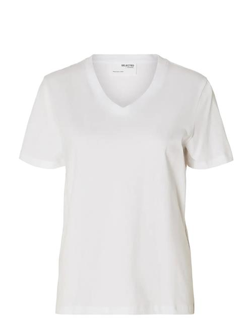 Selected | Slwessential Ss V-Neck Tee Noos | S