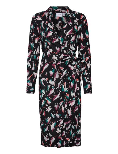 Vila | Vidalina L/S Wrap Midi Dress/Su | 34