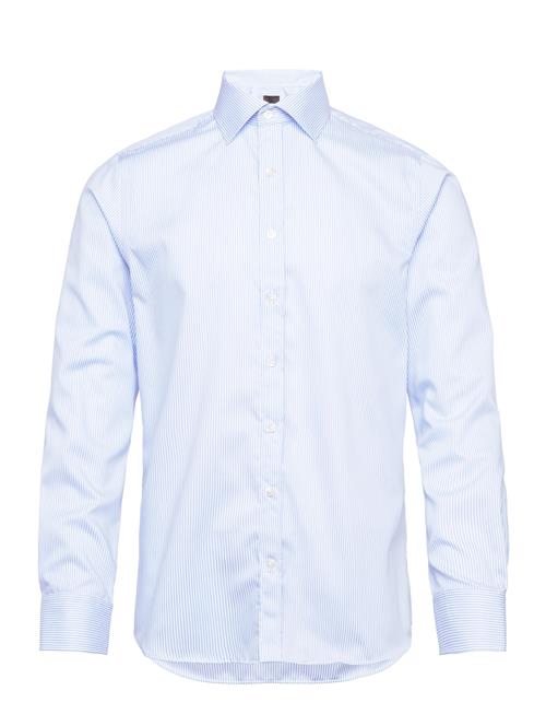 Oscar Jacobson | Slim Fit Cut Away Non Iron Banker Stripe | 42