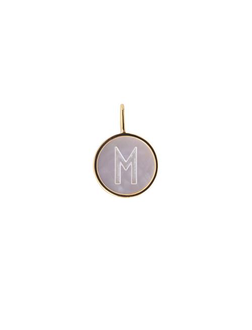 Design Letters | Pearl Charm Gold A-Z | ONE SIZE