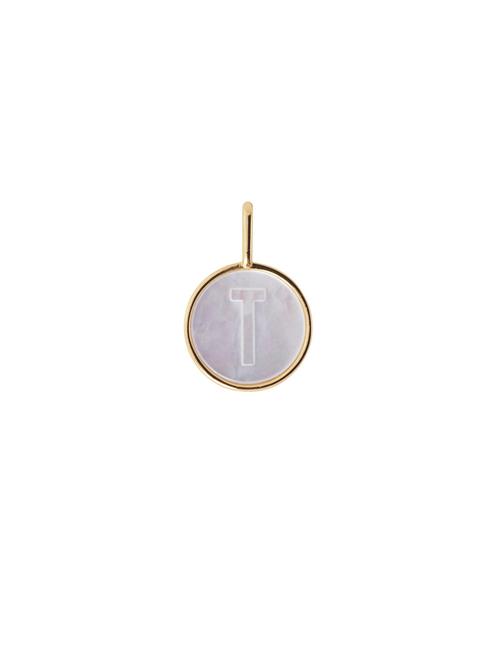 Design Letters | Pearl Charm Gold A-Z | Ø:12MM