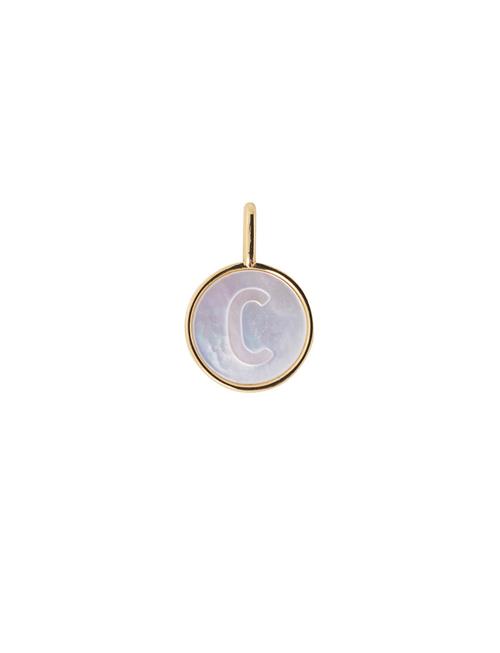 Design Letters | Pearl Charm Gold A-Z | Ø:12MM