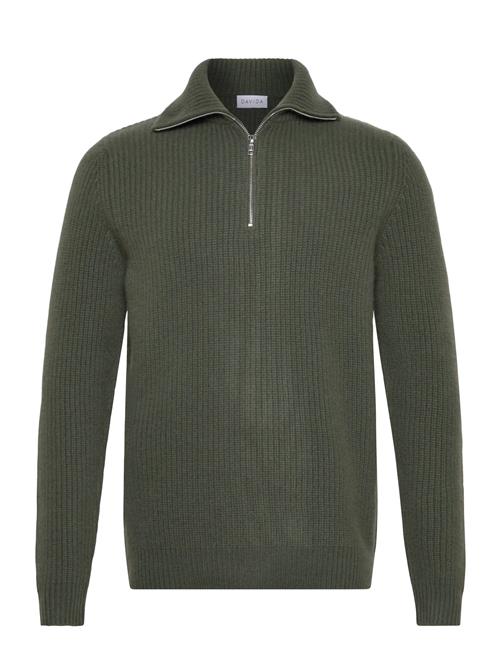 Davida Cashmere | Man Chunky Rib Half Zip | L