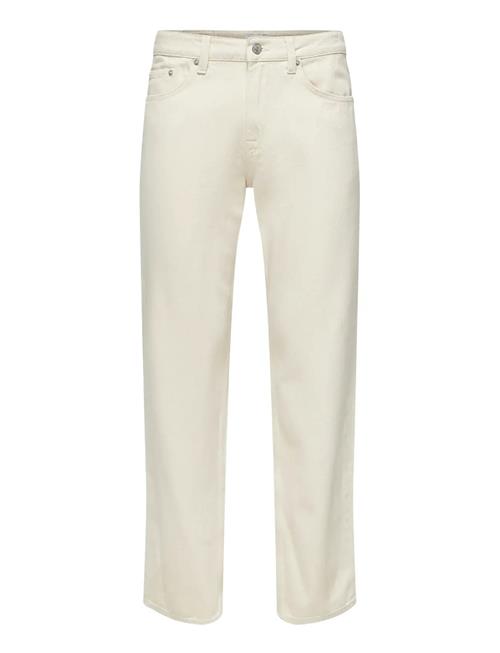 ONLY & SONS | Onsedge Straight Ecru 5917 Pim Dnm Noos | 33 x 30