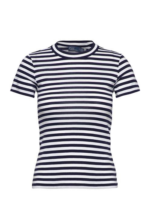 Polo Ralph Lauren | Striped Ribbed Cotton Crewneck Tee | M