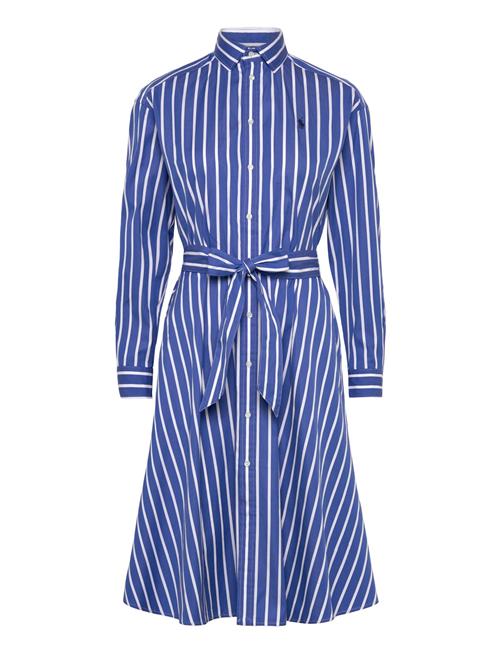 Polo Ralph Lauren | Belted Wide-Stripe Cotton Shirtdress | 30