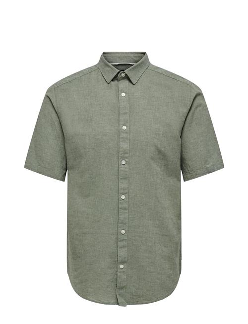 ONLY & SONS | Onscaiden Life Ss Solid Linen Blend Noos | XS