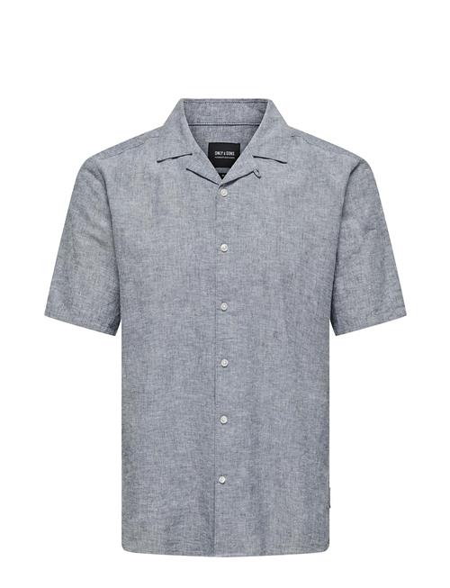 ONLY & SONS | Onscaiden Ss Solid Resort Linen Shirt | XS