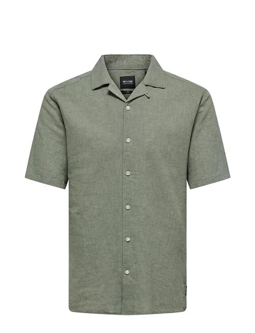ONLY & SONS | Onscaiden Ss Solid Resort Linen Noos | XXL