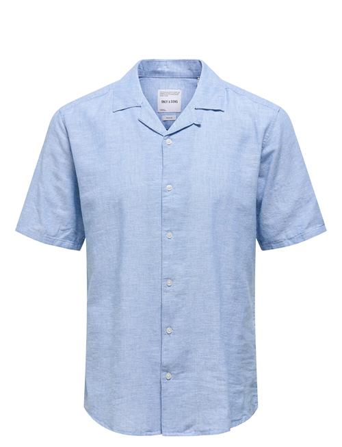 ONLY & SONS | Onscaiden Ss Solid Resort Linen Shirt | XS