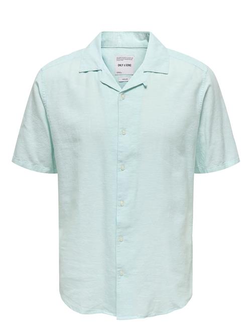 ONLY & SONS | Onscaiden Ss Solid Resort Linen Shirt | XS
