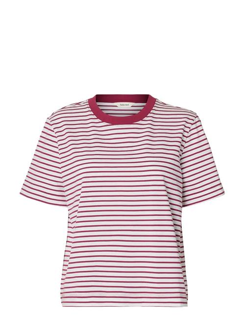 Selected | Slwessential Ss Striped Boxy Tee Noos | XL