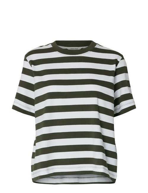 Selected | Slwessential Ss Striped Boxy Tee Noos | XS