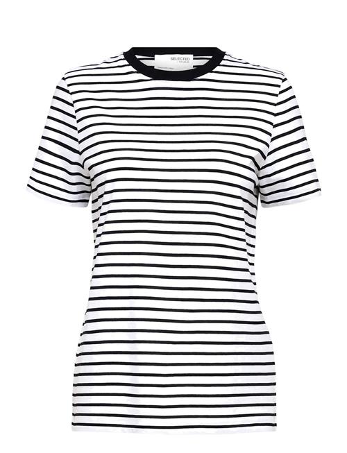 Selected | Slfmyessential Ss Stripe O-Neck Tee | M