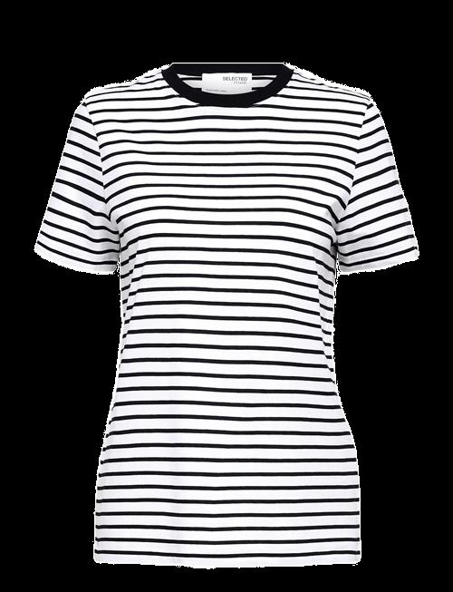 Selected | Slfmyessential Ss Stripe O-Neck Tee Noos | XXL