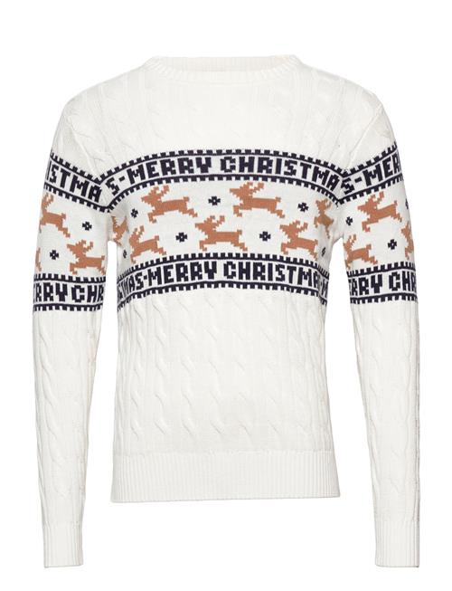 Happy Seasons | The Elegant Christmas Jumper White | S