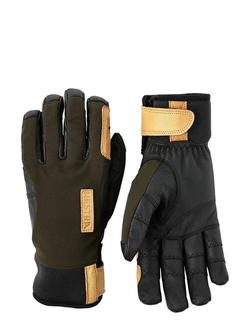 Hestra | Ergo Grip Active Wool Terry - 5 Finger Dark Forest/Black | 7
