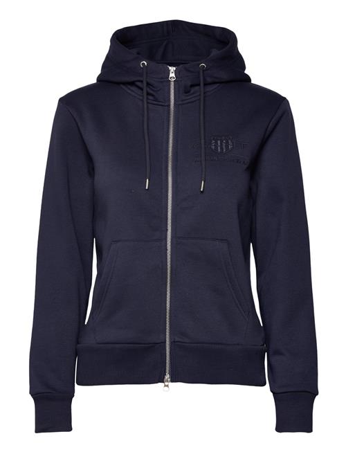 GANT | Reg Tonal Shield Zip Hoodie | M