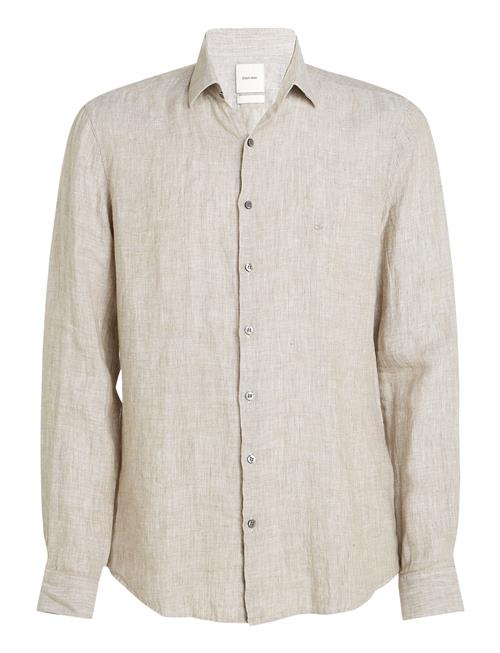 Calvin Klein | Linen Solid Slim Shirt | 43
