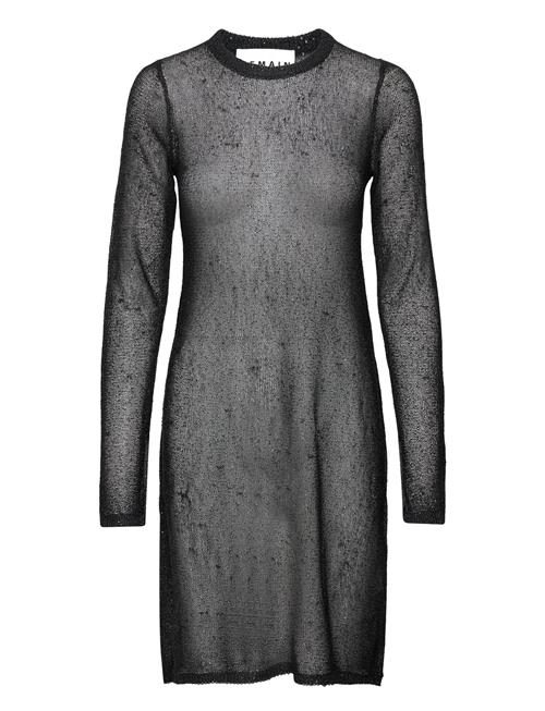 REMAIN Birger Christensen | Sequin Knit Long-Sleeve Mini Dress | 36