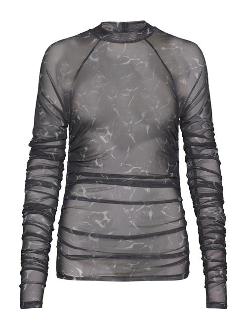 HAN Kjøbenhavn | Printed Mesh Plated Long Sleeve | 36
