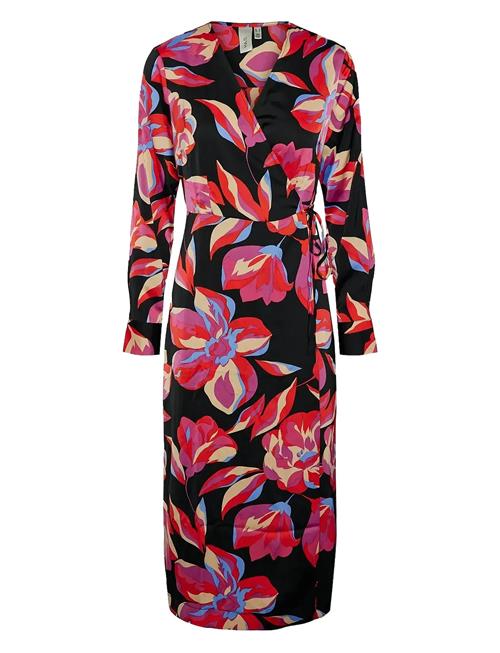 YAS | Yaspella Ls Wrap Midi Dress S. | S