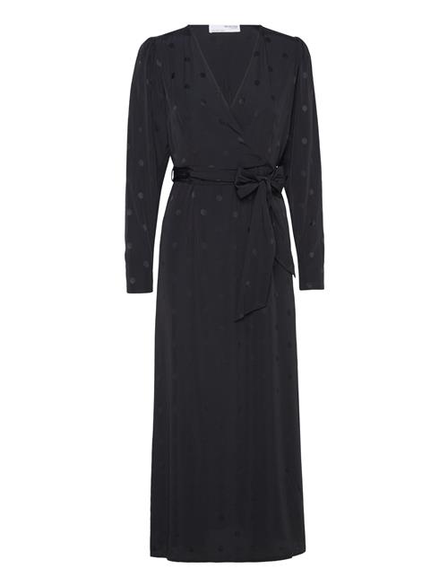 Selected | Slfludwika Ls Ankle Satin Dress B | 36