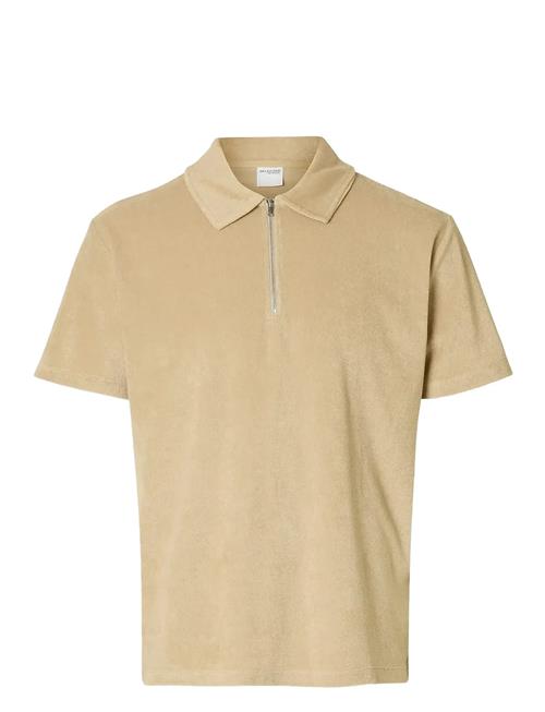 Selected | Slhrelax-Terry Ss Zip Polo Ex | M