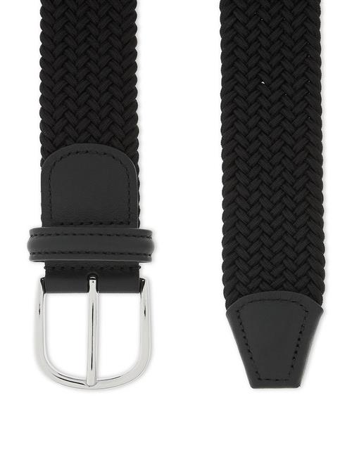 Anderson's | Elastic Woven Belt - Multi Colour Black 3,5 | 90