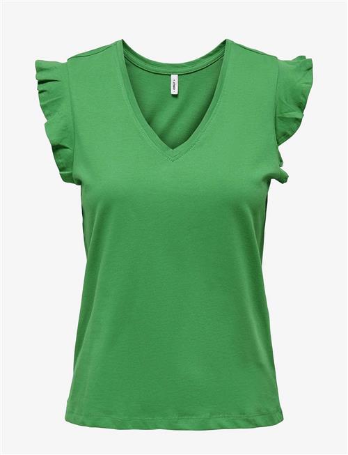 ONLY | Onlmay Life S/S Frill V-Neck Top Box Jrs | S