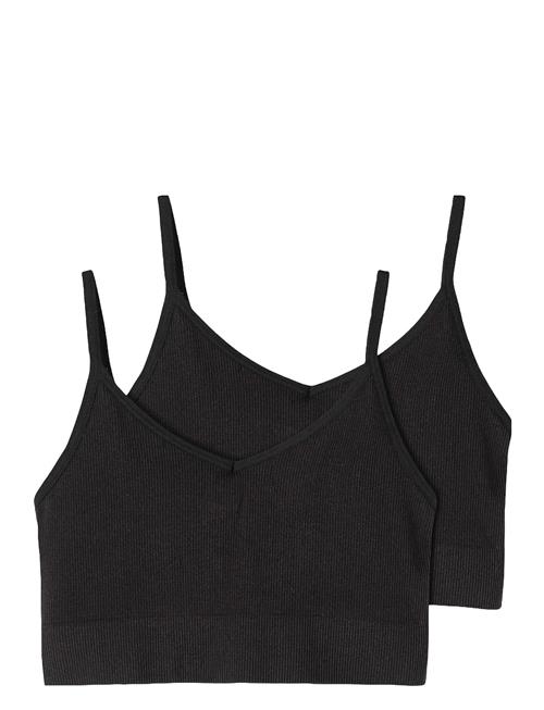 LMTD | Nlfkailey Rib Bralette 2Pack Noos | 170-176