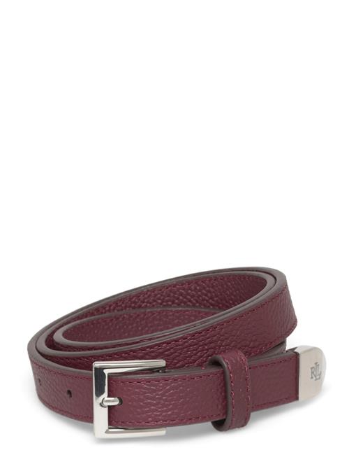 Lauren Ralph Lauren | Pebbled Leather Skinny Belt | XS