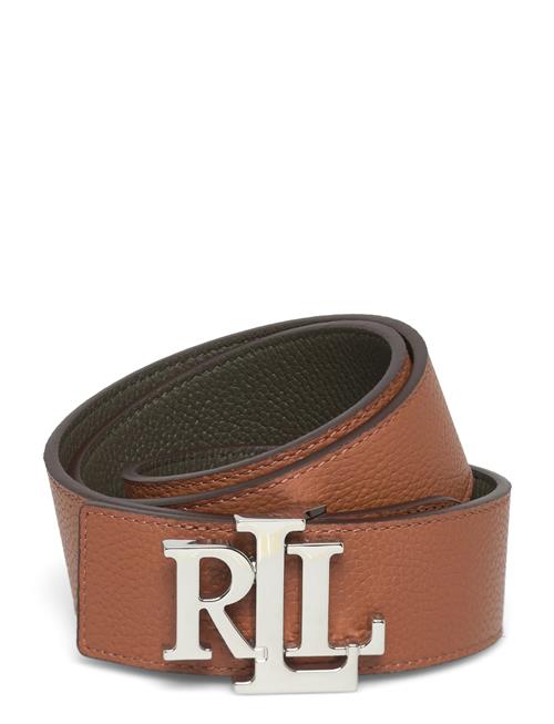 Lauren Ralph Lauren | Logo Reversible Pebbled Wide Belt | XS