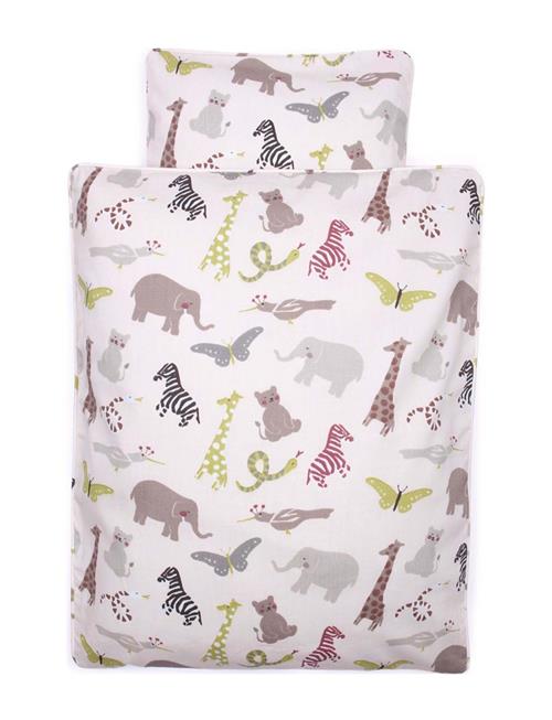 Smallstuff | Bedding Doll, Savannah, Soft Rose - Rose With Animals | ONE SIZE 33 cm
