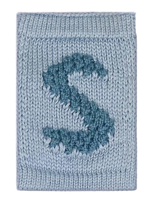 Smallstuff | Knitted Letter S, Blue | ONE SIZE 10 cm