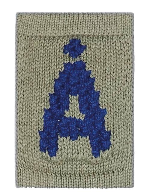 Smallstuff | Knitted Letter Å, Blue | ONE SIZE 10 cm