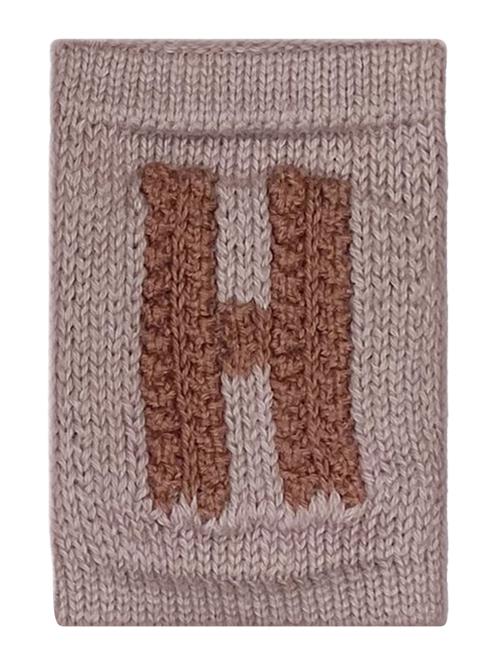 Smallstuff | Knitted Letter H, Rose | ONE SIZE 10 cm
